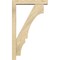 Ekena Millwork Balboa Block Rough Sawn Bracket w/ Offset Brace, Douglas Fir, 4"W x 18"D x 30"H BKT0402X18X30BOA05RDF - alternate 4
